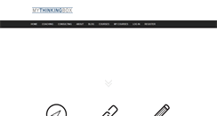 Desktop Screenshot of mythinkingbox.com